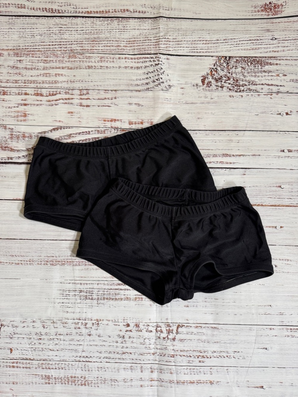 Black Stretch Boyshort Panties - Comfortable Daily Fit (2-Pack)